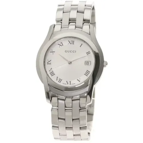 Pre-owned Stainless Steel Gucci Watch , female, Sizes: ONE SIZE - Gucci Vintage - Modalova