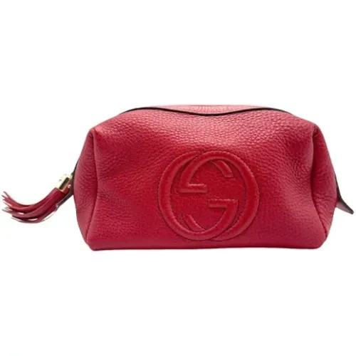 Pre-owned Leather pouches , female, Sizes: ONE SIZE - Gucci Vintage - Modalova