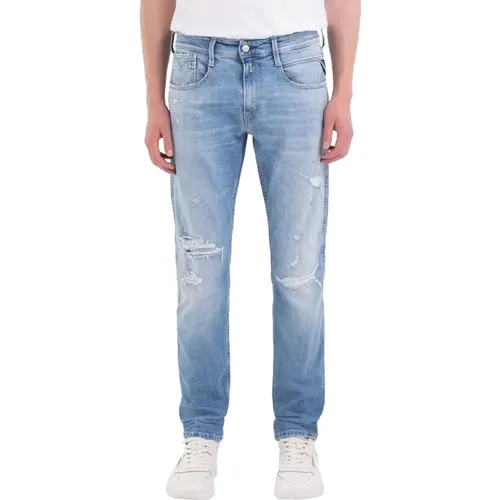 Slim-fit Jeans , male, Sizes: W32 L32, W33 L32 - Replay - Modalova