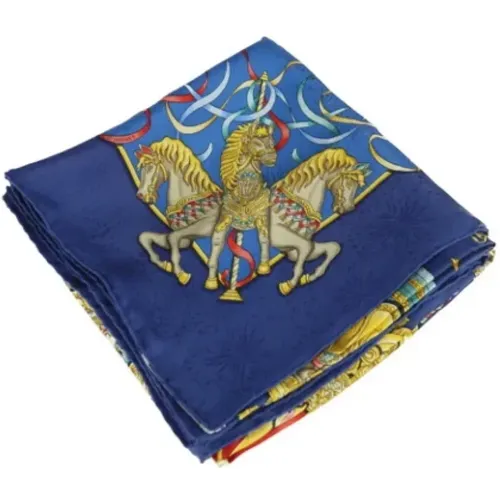 Pre-owned Scarves, female, , Size: ONE SIZE Pre-owned Silk scarves - Hermès Vintage - Modalova