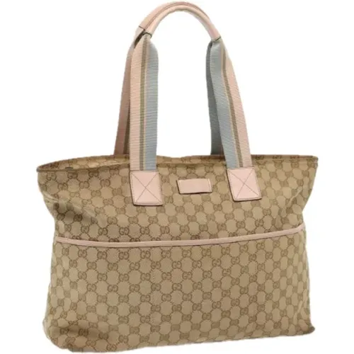 Pre-owned Tote Bags, female, , Size: ONE SIZE Pre-owned Canvas totes - Gucci Vintage - Modalova