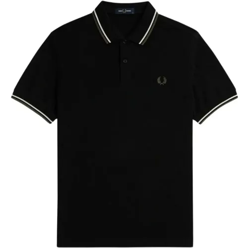 Polo Shirts, male, , Size: 2XL Stylish Twin Tipped T-Shirt - Fred Perry - Modalova