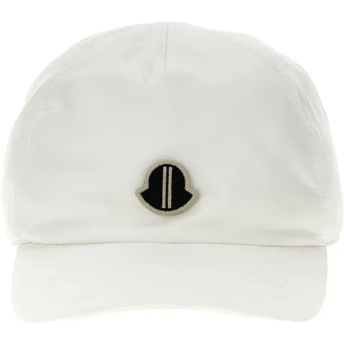 Caps, male, , Size: ONE SIZE Baseball Hat with Logo Patch - Moncler - Modalova