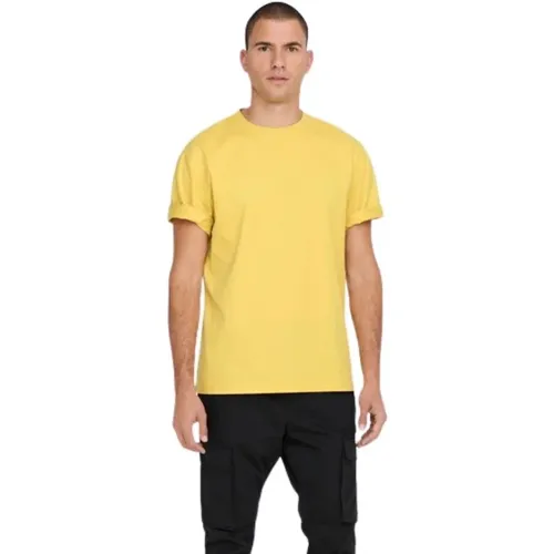 Lässiges Herren T-Shirt , Herren, Größe: XL - Only & Sons - Modalova