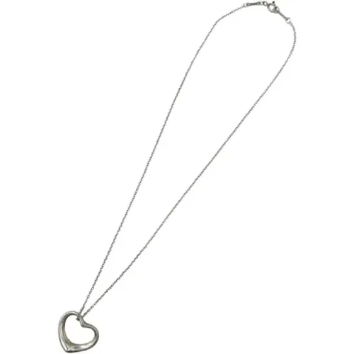 Pre-owned Jewellery, female, , Size: ONE SIZE Pre-owned Silver necklaces - Tiffany & Co. Pre-owned - Modalova