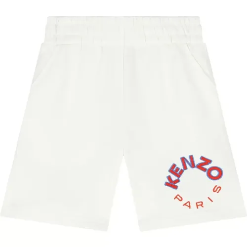 Spaßige Sommer-Shorts mit auffälligem Logo-Print - Kenzo - Modalova