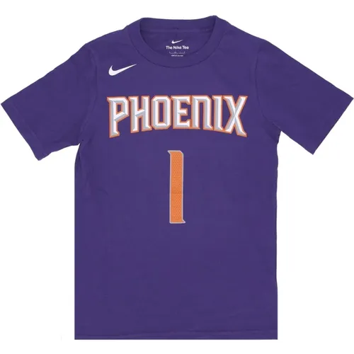 Devin Booker NBA Icon Tee , Herren, Größe: L - Nike - Modalova