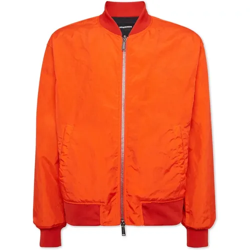 Bomber Jackets, male, , Size: M Winter Coat - Dsquared2 - Modalova