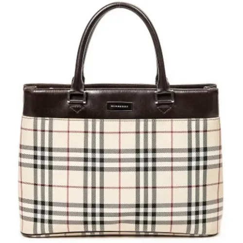 Pre-owned Tote Bags, female, , Size: ONE SIZE Pre-owned Canvas totes - Burberry Vintage - Modalova