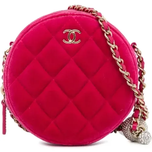 Pre-owned Samt schultertasche - Chanel Vintage - Modalova