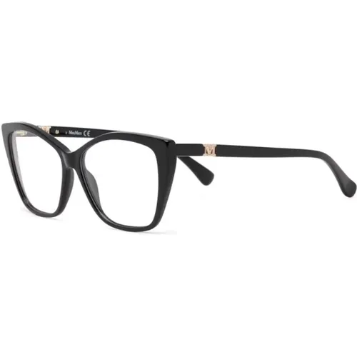 Schwarze Optische Brille Stilvoll und vielseitig - Max Mara - Modalova