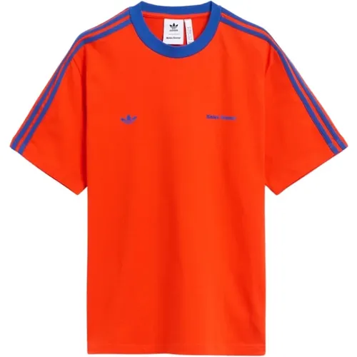 Kurzarm-T-Shirt in Borang/Royblu , Herren, Größe: XL - Adidas - Modalova