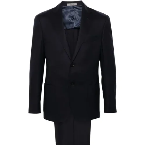 Wool Twill Dress Suit , male, Sizes: M, 2XL - Corneliani - Modalova