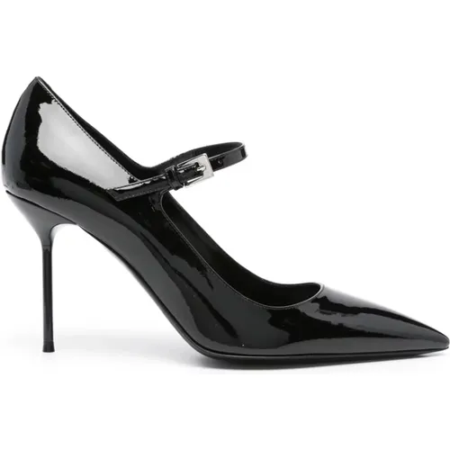 Pumps, female, , Size: 7 1/2 US 90mm Leather Heeled Pumps - Paris Texas - Modalova