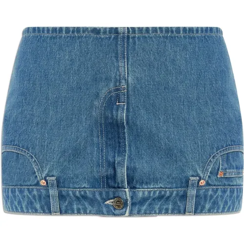 Denim Skirts, female, , Size: XS Denim skirt - Vetements - Modalova