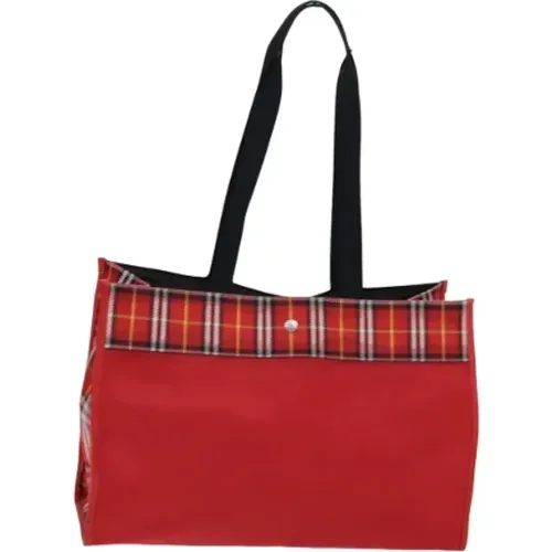 Pre-owned Tote Bags, female, , Size: ONE SIZE Pre-owned Fabric totes - Burberry Vintage - Modalova