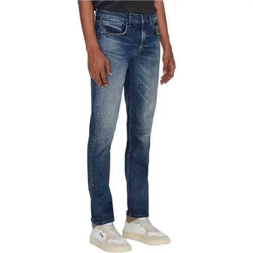 Slim-fit Jeans , Herren, Größe: W29 - 7 For All Mankind - Modalova