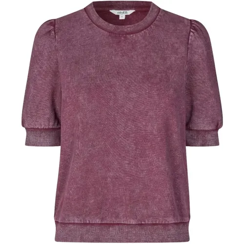 Roter Pullover mit kurzen Ärmeln Tullie , Damen, Größe: S - MbyM - Modalova