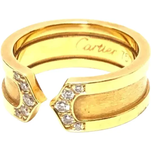 Pre-owned Jewellery, female, , Size: ONE SIZE Pre-owned Gold rings - Cartier Vintage - Modalova