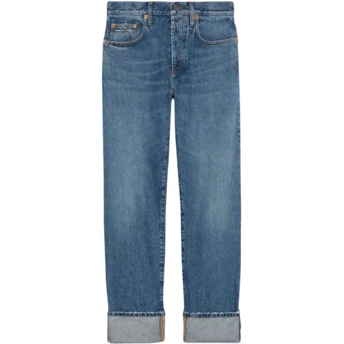 Horsebit Detail Jeans , female, Sizes: W27 - Gucci - Modalova