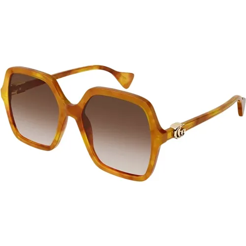 Square shape sunglasses , female, Sizes: 56 MM - Gucci - Modalova