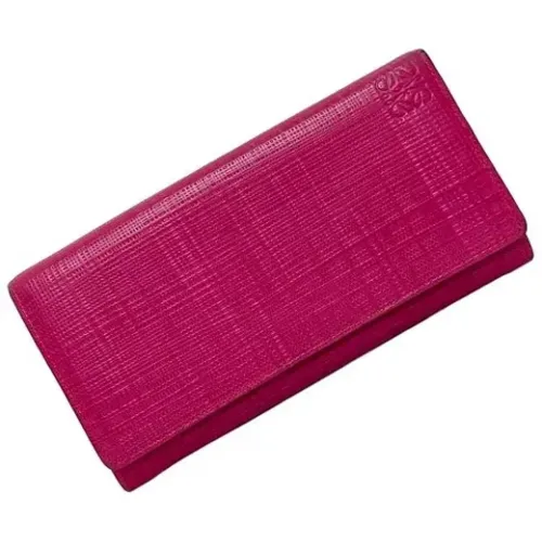 Pre-owned Wallets, female, , Size: ONE SIZE Pre-owned Canvas wallets - Loewe Pre-owned - Modalova