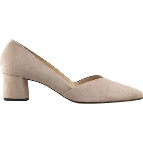 Taupe Boulevard Suede Pumps Chic Style , female, Sizes: 8 1/2 UK - Högl - Modalova