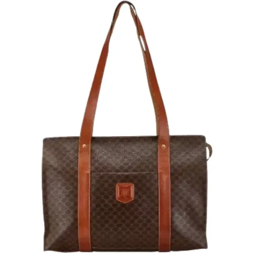 Pre-owned Tote Bags, female, , Size: ONE SIZE Pre-owned Leather celine-bags - Celine Vintage - Modalova