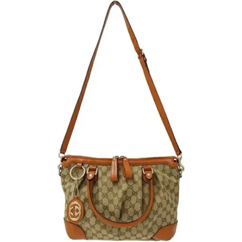 Pre-owned Canvas gucci-bags , female, Sizes: ONE SIZE - Gucci Vintage - Modalova