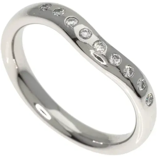 Pre-owned Jewellery, female, , Size: ONE SIZE Pre-owned Platinum rings - Tiffany & Co. Pre-owned - Modalova