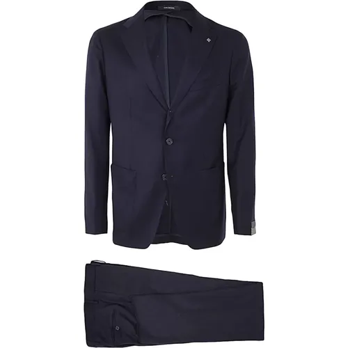 Formal Wool and Silk Suit , male, Sizes: XL, 2XL - Tagliatore - Modalova