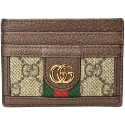 Pre-owned Wallets, female, , Size: ONE SIZE Pre-owned Fabric wallets - Gucci Vintage - Modalova