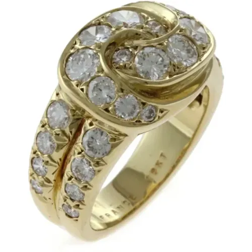 K Gold Diamond Women`s Ring , female, Sizes: ONE SIZE - Van Cleef & Arpels Pre-owned - Modalova