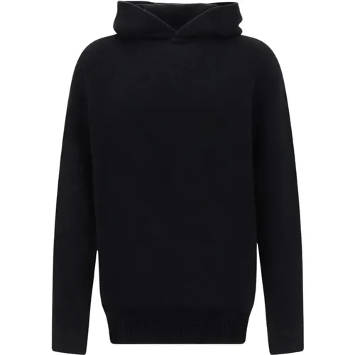 Hoodies, male, , Size: L Cashmere Wool Hooded Sweatshirt Aw22 - Burberry - Modalova