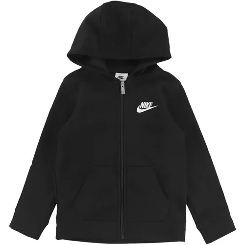 Kinder Hoodie Reißverschluss Sweatshirt Baumwolle Polyester - Nike - Modalova