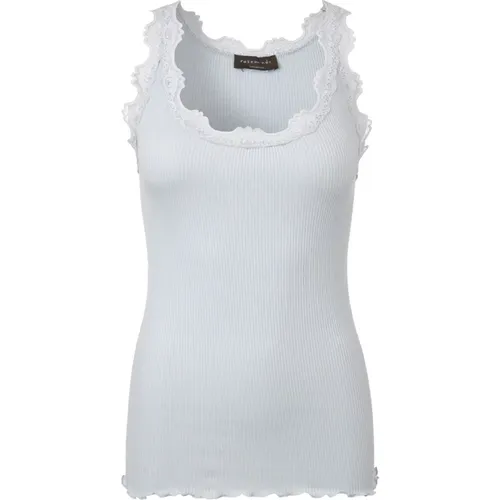 Feminine Lace Top in Heather Sky , female, Sizes: S, M, XL, 2XL, L - Rosemunde - Modalova