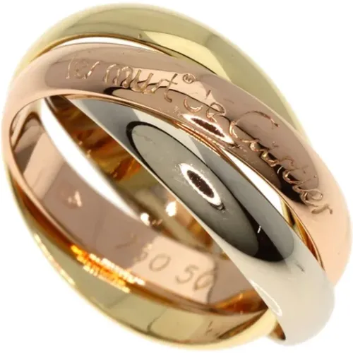 Pre-owned Jewellery, female, , Size: ONE SIZE Pre-owned Rose Gold rings - Cartier Vintage - Modalova