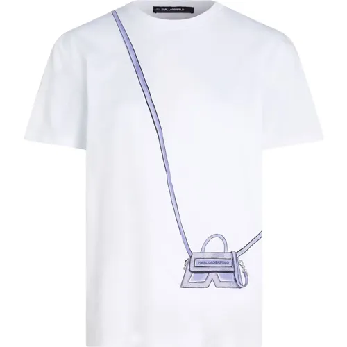 Baltisches T-Shirt mit Taschendesign - Karl Lagerfeld - Modalova