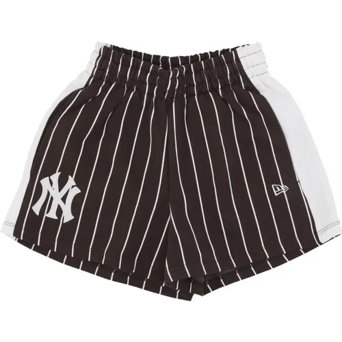 Short Shorts, female, , Size: XS MLB Lifestyle Shorts Brown/White - new era - Modalova