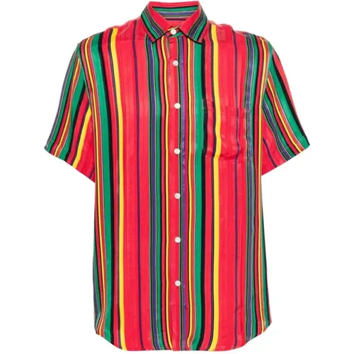 Short Sleeve Shirts , Herren, Größe: M - Portuguese Flannel - Modalova