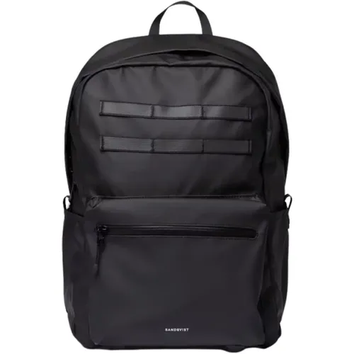 Water-Resistant Polyester Laptop Backpack , unisex, Sizes: ONE SIZE - Sandqvist - Modalova