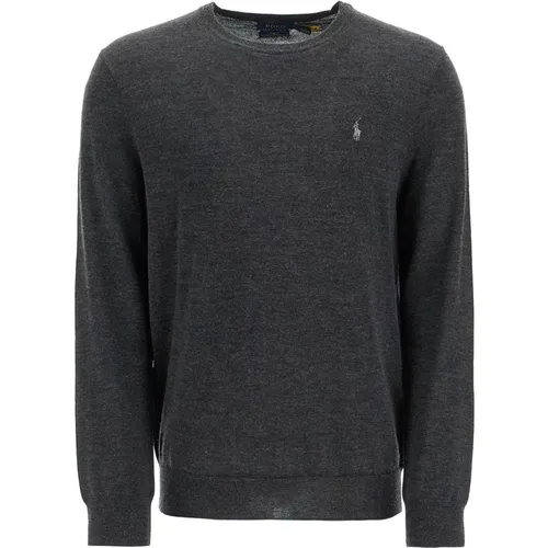 Bestickter Crewneck Wollpullover - Polo Ralph Lauren - Modalova