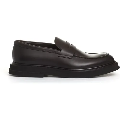 Leather Loafer Shoes , male, Sizes: 9 1/2 UK, 9 UK, 8 UK, 6 UK, 7 UK, 7 1/2 UK, 5 UK, 8 1/2 UK - Doucal's - Modalova