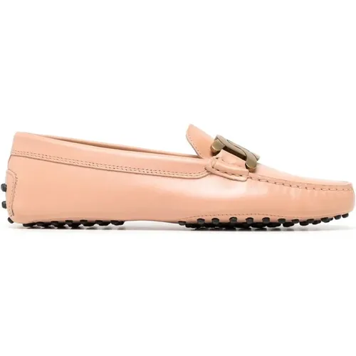 Lederloafer für Frauen , Damen, Größe: 39 1/2 EU - TOD'S - Modalova