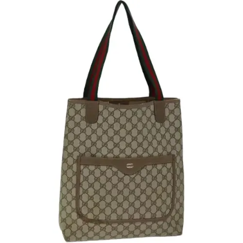 Pre-owned Tote Bags, female, , Size: ONE SIZE Pre-owned Leather totes - Gucci Vintage - Modalova