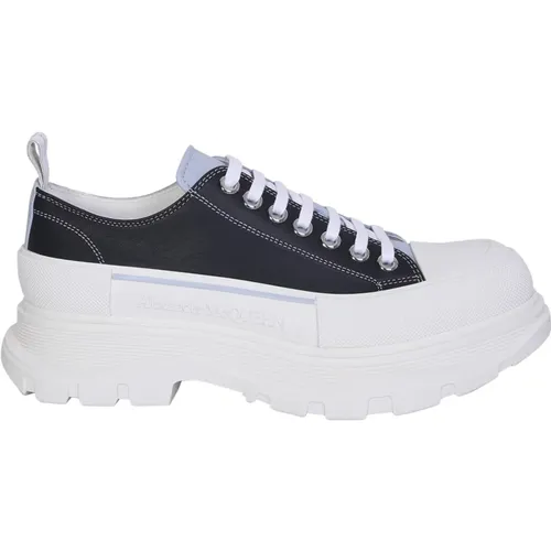 Bicolor Tread Slick Sneakers , male, Sizes: 9 UK, 6 UK - alexander mcqueen - Modalova