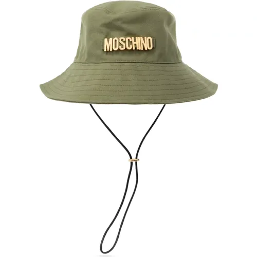 Hats, unisex, , Size: ONE SIZE Cotton hat - Moschino - Modalova