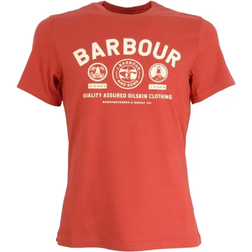 Iron Ore Keelson Tee - Stylish T-Shirt for Fashion-Forward Females , female, Sizes: L - Barbour - Modalova