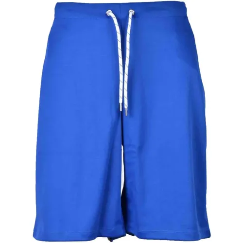 Casual Shorts, male, , Size: XL Stretch Bermuda Shorts - Bikkembergs - Modalova