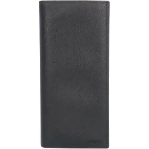 Pre-owned Wallets, male, , Size: ONE SIZE Pre-owned Leather wallets - Prada Vintage - Modalova